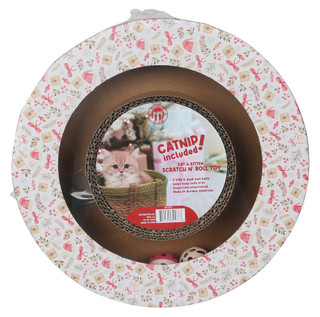 Thumbnail 1: Brooklyn Pet Gear 12 in Christmas Themed Scratch 'N Roll Cat Toy 