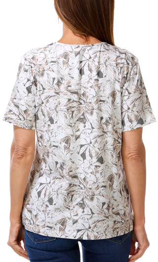 Thumbnail 2: Coral Bay Women's Short Sleeve Scallop Tee 