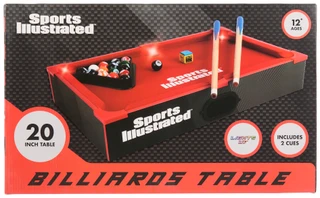 Thumbnail 1: SPORTS ILLUSTRATED 20-Inch Tabletop Billiards Game 