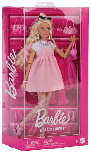 Thumbnail 1: Mattel Barbie Deluxe Style Blonde Doll 