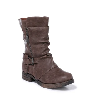 Thumbnail 1: Jellypop Women's Mid-Calf Layered Strap Boots 
