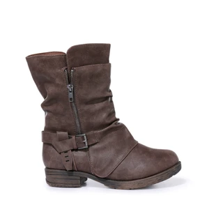 Thumbnail 3: Jellypop Women's Mid-Calf Layered Strap Boots 