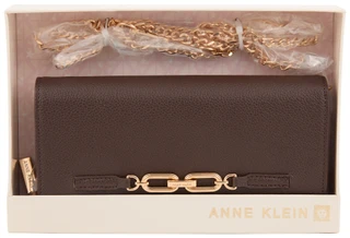 Thumbnail 1: ANNE KLEIN Flap Continental Wallet on Chain 