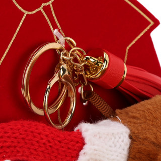 Thumbnail 2: Nicole Miller Santa Capybara Keychain Bag Charm 