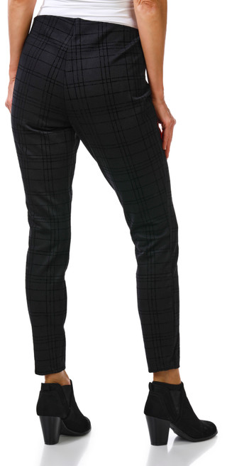 Thumbnail 2: Nanette Lepore Women's Plaid Pull On Slim Leg Ankle Pants  