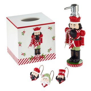 Thumbnail 2: AVANTI Peppermint Nutcracker Shower Hook 
