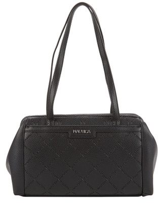 Thumbnail 1: Nautica Embossed Frame Satchel Handbag 