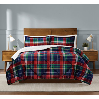 Thumbnail 2: Truly Soft Truly Soft Cuddle Warmth Ivan Plaid Comforter Set 