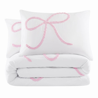 Thumbnail 11: Truly Soft Truly Soft Textured Bow Comforter Set 