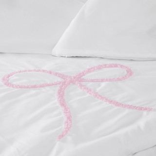 Thumbnail 12: Truly Soft Truly Soft Textured Bow Comforter Set 