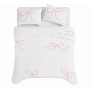 Thumbnail 21: Truly Soft Truly Soft Textured Bow Comforter Set 