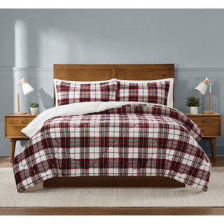 Thumbnail 2: Truly Soft Truly Soft Cuddle Warmth Marlon Plaid Comforter Set 