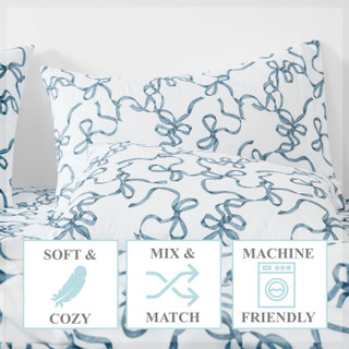 Thumbnail 29: Truly Soft Truly Soft Printed Bow Sheet Sets 