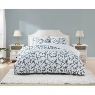 Thumbnail 2: Truly Soft Truly Soft Printed Bow Microfiber Comforter Sets 