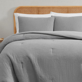 Thumbnail 22: Truly Soft Truly Soft Textured Waffle Comforter Set 