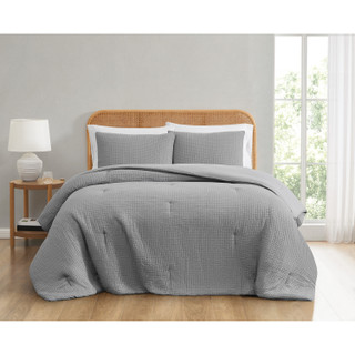 Thumbnail 3: Truly Soft Truly Soft Textured Waffle Comforter Set 