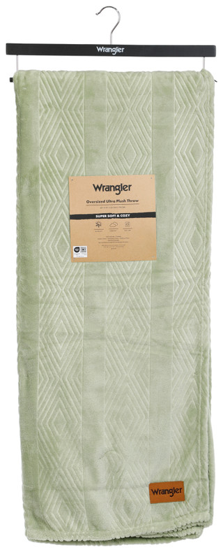 Thumbnail 1: Wrangler 60x70 Oversized Plush Throw Blanket 