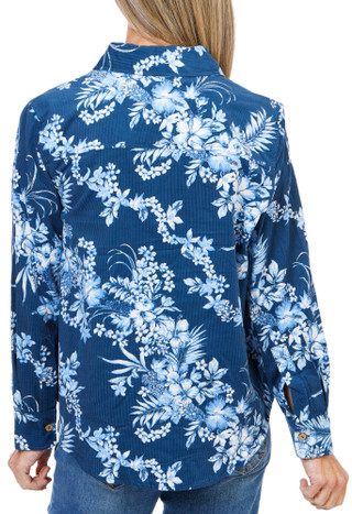 Thumbnail 2: REEL LEGENDS Women's Petite Corduroy Button-Front Shirt 