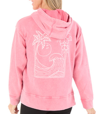 Thumbnail 2: REEL LEGENDS Women's Petite Mineral Wash Hoodie 