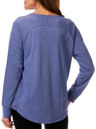 Thumbnail 2: Brisas Women's Long Sleeve Raglan Embroidered Top 