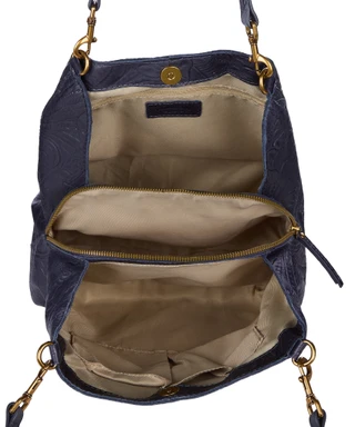 Thumbnail 4: American Leather Co Triple Entry Bucket Bag 