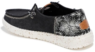 Thumbnail 2: Hey Dude Women's Embroidered Slip-On Shoes 