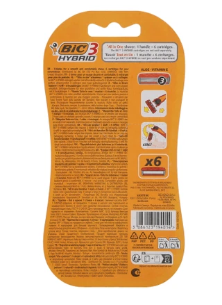 Thumbnail 2: BIC Men's 3-Blade Razor & Cartridge Set 