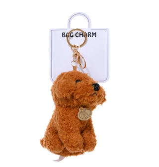 Thumbnail 1: BLS Fuzzy Dog Bag Charm 