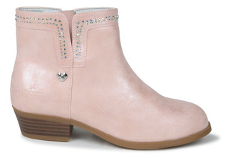 Thumbnail 2: Jessica Simpson Girls Rhinestone Studded Zip Up Ankle Boots 