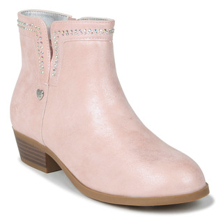 Thumbnail 1: Jessica Simpson Girls Rhinestone Studded Zip Up Ankle Boots 