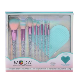 Thumbnail 1: Moda 9-Piece Unicorn Dream Full Face Brush Set 