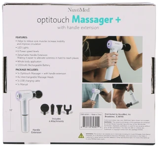 Thumbnail 2: NuvoMed Optitouch Massager with Handle Extension 