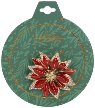 Thumbnail 1: Nicole Miller Poinsettia Pin 