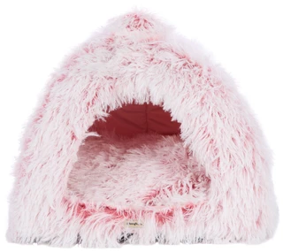 Thumbnail 2: Dearfoams 13x15 Plush Cozy Cat Cave with Removable Pillow 