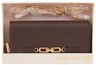Thumbnail 1: ANNE KLEIN Flap Continental Wallet on Chain 