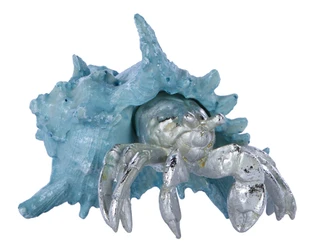 Thumbnail 1: BLS Resin Crab in Shell Figurine 