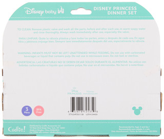 Thumbnail 2: Disney 3-Piece Princess Dinner Set 