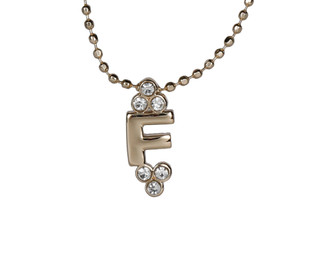 Thumbnail 1: Baublebar Bezel Initial Necklace 