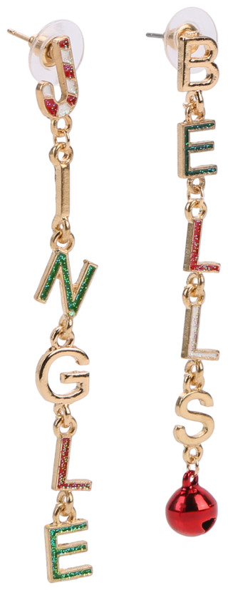 Thumbnail 2: Nicole Miller Jingle Bells Drop Earrings 
