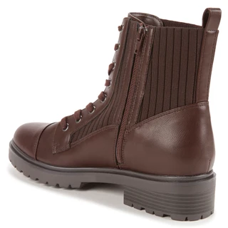 Thumbnail 2: BCBG Women's Knit Panel Combat Booties 