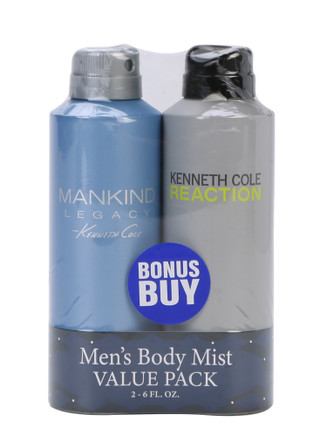 Thumbnail 2: Kenneth Cole Men's 2-Piece Body Mist Value Pack 