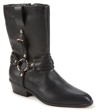 Thumbnail 1: BCBG Women's Mid-Calf Moto Boots 