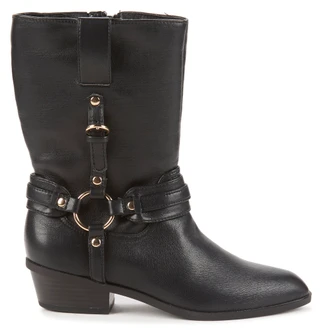 Thumbnail 4: BCBG Women's Mid-Calf Moto Boots 