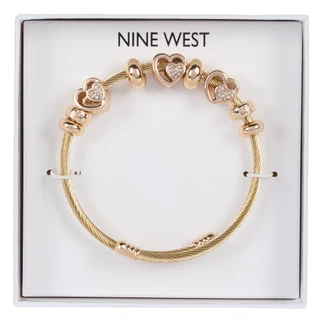 Thumbnail 1: NINE WEST Heart Coil Bracelet 