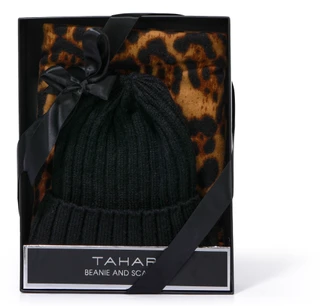Thumbnail 1: Tahari Women's 2 Pc Beanie & Scarf Boxed Gift Set 