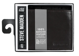 Thumbnail 1: Steve Madden Men's Genuine Leather Passcase Wallet 