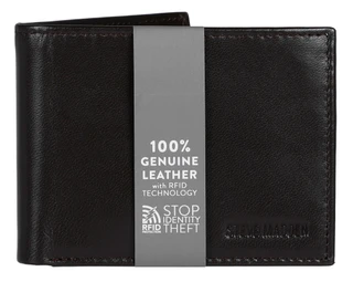 Thumbnail 3: Steve Madden Men's Genuine Leather Passcase Wallet 