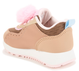 Thumbnail 2: Bebe Toddler Girls Puffy Flower Sneakers 