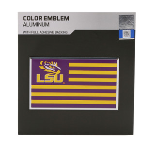 Thumbnail 1: LSU Tigers LSU State Flag Auto Emblem 