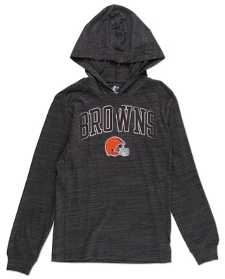 Thumbnail 1: CLEVELAND BROWNS Gallant Effort Hooded Long Sleeve Tee 